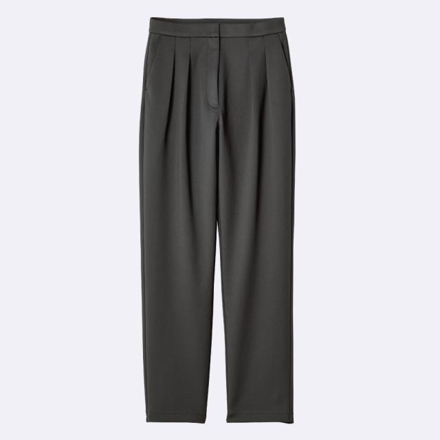 接触冷感・吸水速乾・UVカット タックテーパードパンツ 機能性ウェア