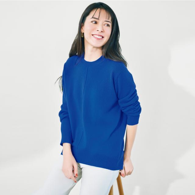 カシミヤニット クルーネック プルオーバー ニット セーター ニットセーター A27801