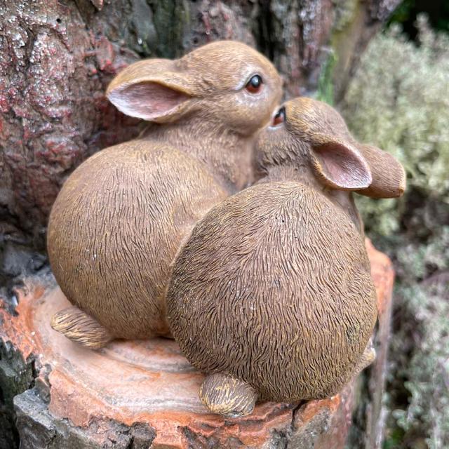 切り株のプランター＆くっつきうさぎ2種セット プランター 植木鉢 鉢カバー G00509_7