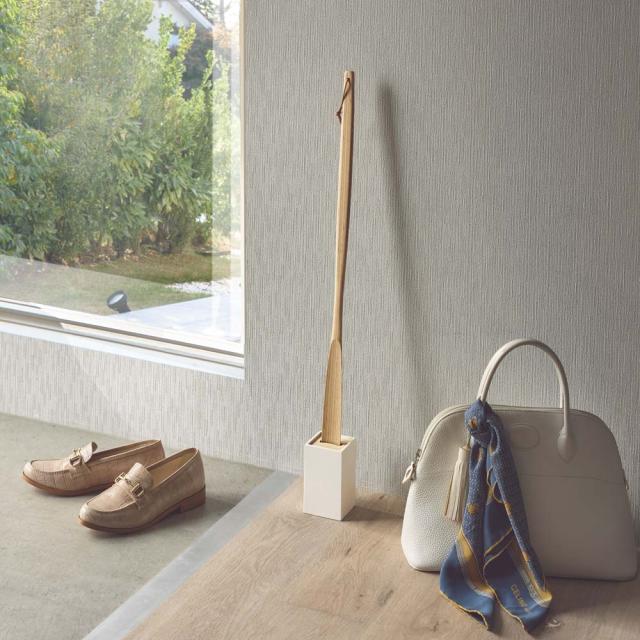 下駄箱 玄関収納 玄関周り雑貨 天然木削りだし靴べら ロング75cm（スタンド/マグネット） H64910の通販は