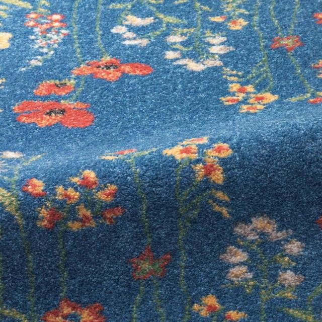 カーペット ラグ マット形ラグ 形・約径160cm≫ ベルギー製ウィルトン