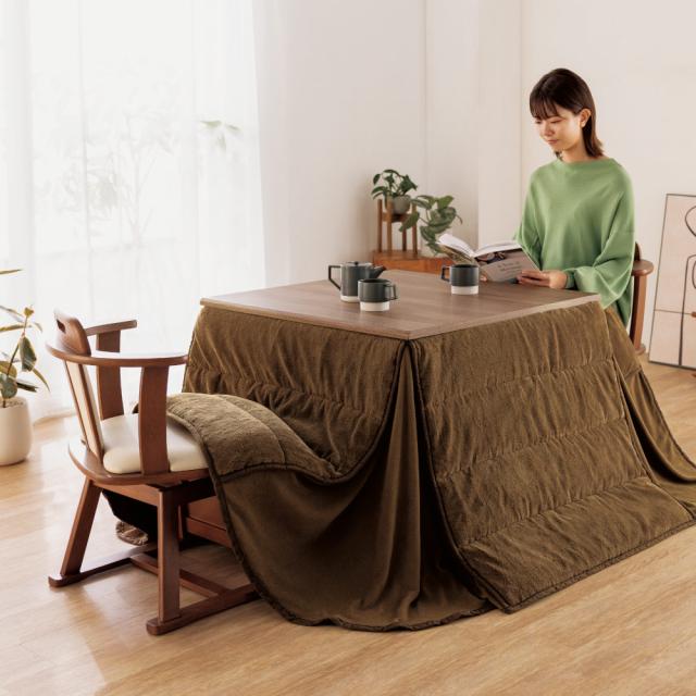 ≪【長方形・中】225×265cm≫ ヒートループ（R）ハイパーハイタイプこたつ掛け布団 こたつ こたつ布団 611004_2
