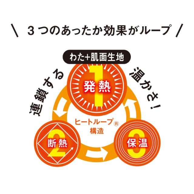 ≪【長方形・中】225×265cm≫ ヒートループ（R）ハイパーハイタイプこたつ掛け布団 こたつ こたつ布団 611004_5