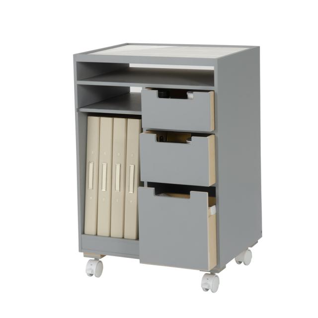 家具 収納 小物収納 収納ボックス 収納ケース ダイニングテーブル下に納まる 北欧風テレワークワゴン 幅41cm の通販はau Pay マーケット ディノス Au Pay マーケット店