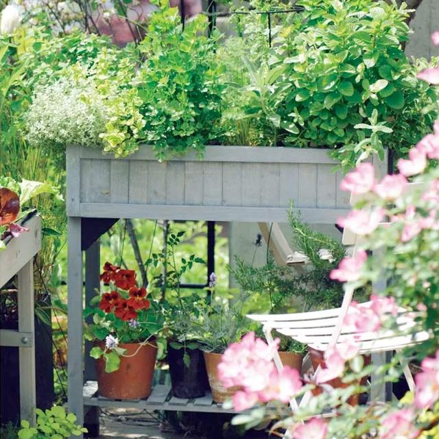 プランター 植木鉢 鉢カバー ハーブ用菜園プランター ベジトラグ 薄型（4コマ） G70205の通販は