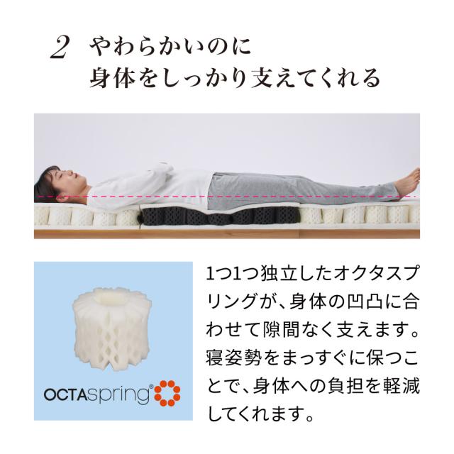 ≪シングル≫ドルメオ ３つ折りマットレス オクタリュクス マットレス 送料無料 624701_6