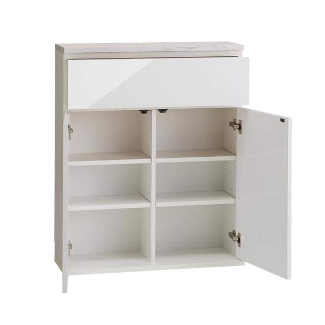 Marblenome/マーブルノーム 薄型サニタリーストッカー 幅75cm 引き出し