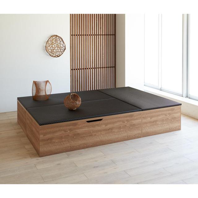 美草跳ね上げ式ユニット畳2 高さ33cm 畳単品 1畳 リビング収納 ユニットシェルフ H95204_3