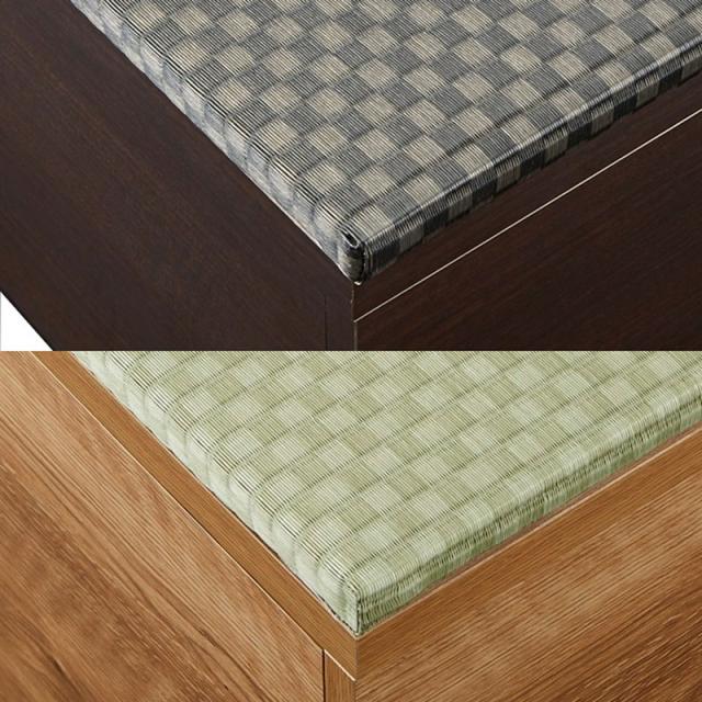 美草跳ね上げ式ユニット畳2 高さ33cm 畳単品 1畳 リビング収納 ユニットシェルフ H95204_7