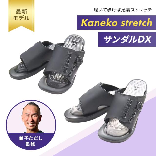 サンダル アーチサポート 足裏 疲れない ストレッチ 健康サンダル レディース 外履き 新・Kaneko stretchサンダルDX AR2686