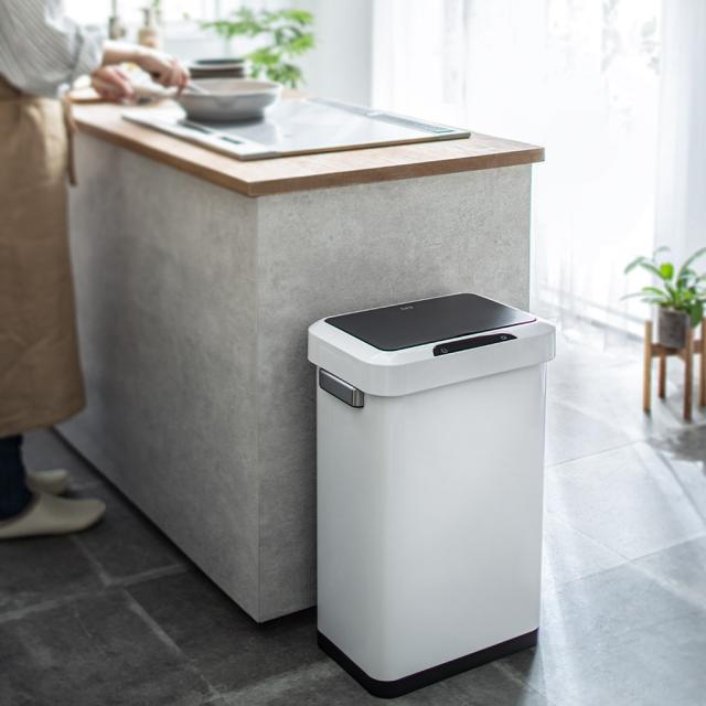 EKO自動で開閉センサー式 ダストボックス 45リットル よこ型 ダストボックス リビング 653009_1