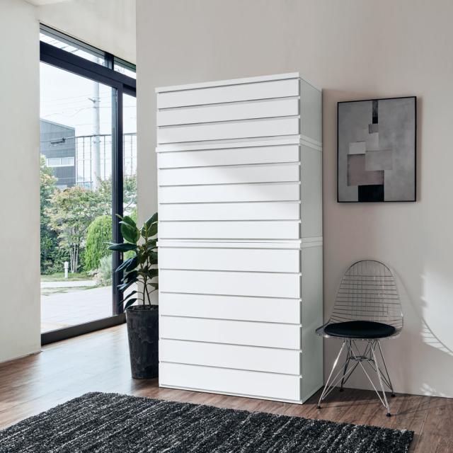 着物もしまえるユニットモダンチェスト 衣類収納タイプ 4段・高さ66cm 衣類収納 タンス 532143