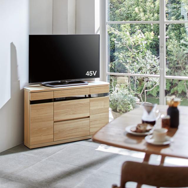 壁面収納付きテレビボード ハイタイプ TVB-135 楽天市場】テレビ台