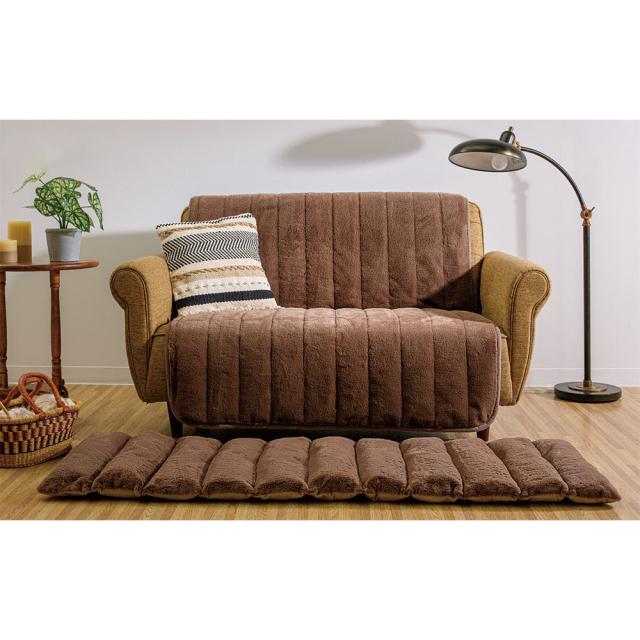 ソファーカバー 人掛けソファーカバー ≪3人掛≫とろけるぬくもり感！ヒートループファブリックシリーズ ソファカバー アームなし 525012の通販は 8,800円