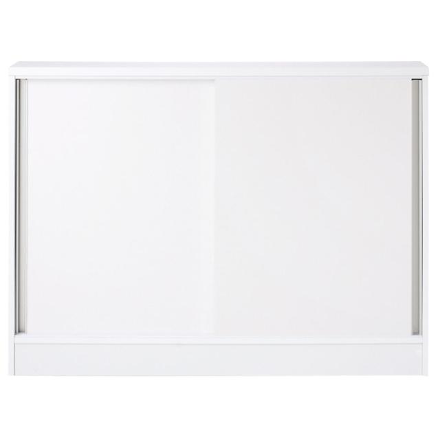 リビング収納 キャビネット リビングボード ストレートカウンター下引き戸収納庫 幅120 奥行30cmタイプ 528209の通販は