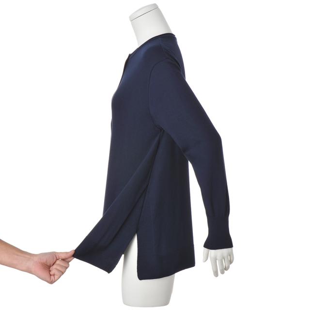 トップス カーディガン ボレロ アンサンブル UVカット帯電防止ニットシリーズ フレアロングカーディガン（日本製） 327001の通販は