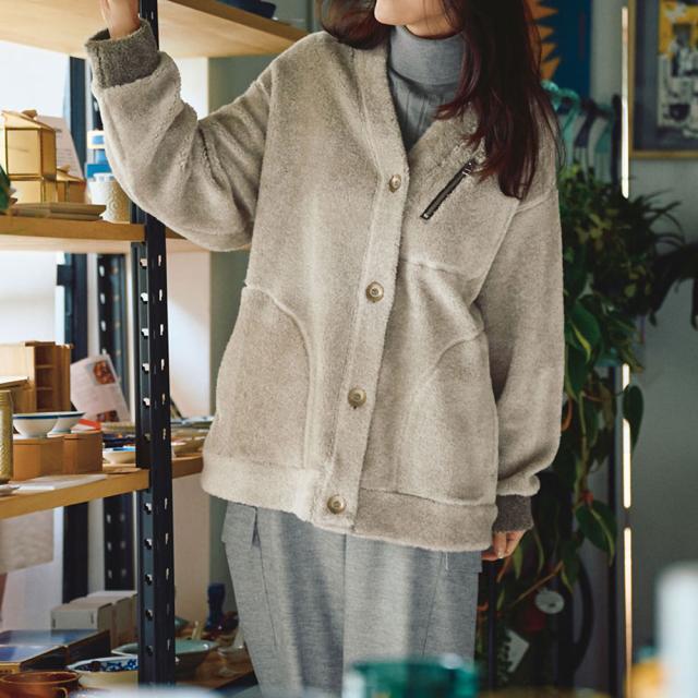 TEEE/ティー プードルボア ニットジャケット ファッション ニット セーター PC5873