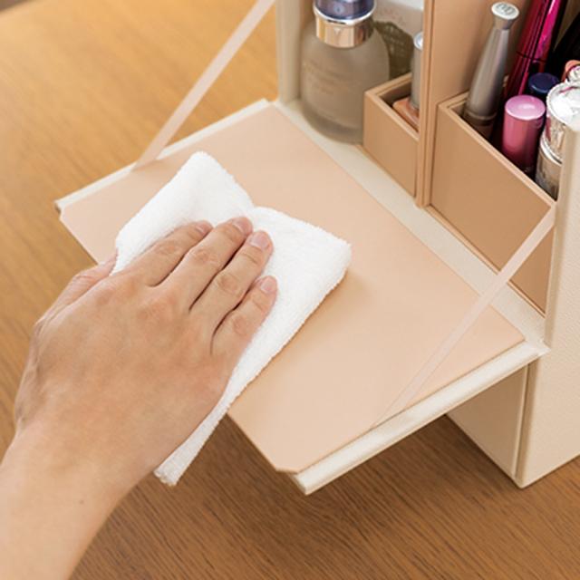 化粧品 収納 鏡付き 鏡 持ち運び 大容量 鍵付き たっぷり収納 コスメボックス 小物収納 フリーボックス メイク コスメボックス KR0147