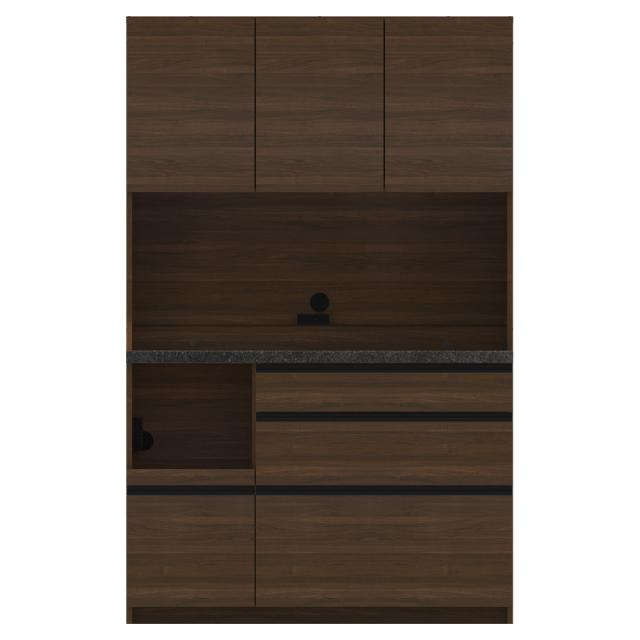 家電が使いやすい ハイグレードダイニングシリーズ ダイニングボード（高さ188.5cm） 幅120cm 奥行45cm パモウナEMB-S1200R 629741_2