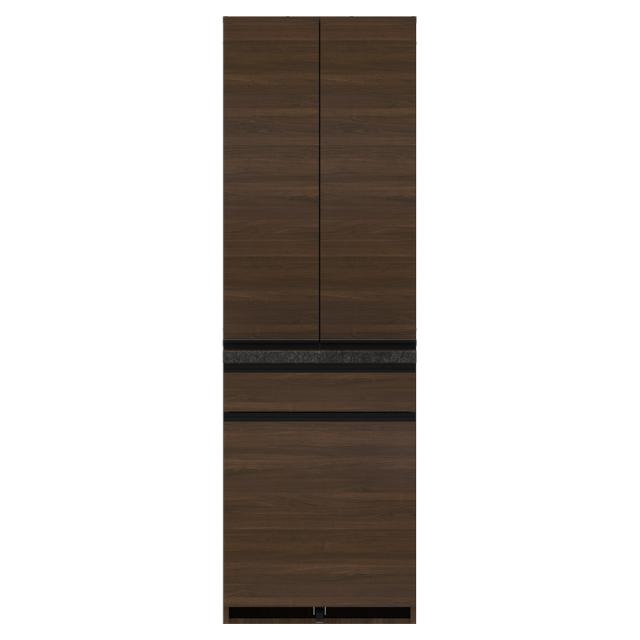 キッチンボード 家電が使いやすい ハイグレードダイニングシリーズ 食器棚（高さ188.5cm） 幅60cm 奥行45cm　パモウナEMB-S600K 528618の通販は 55,680円