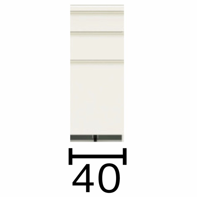 家電が使いやすい ハイグレードダイニングシリーズ ハイカウンター（高さ94cm） 幅40cm 奥行45cm　パモウナECA-S400KL 528623の通販は