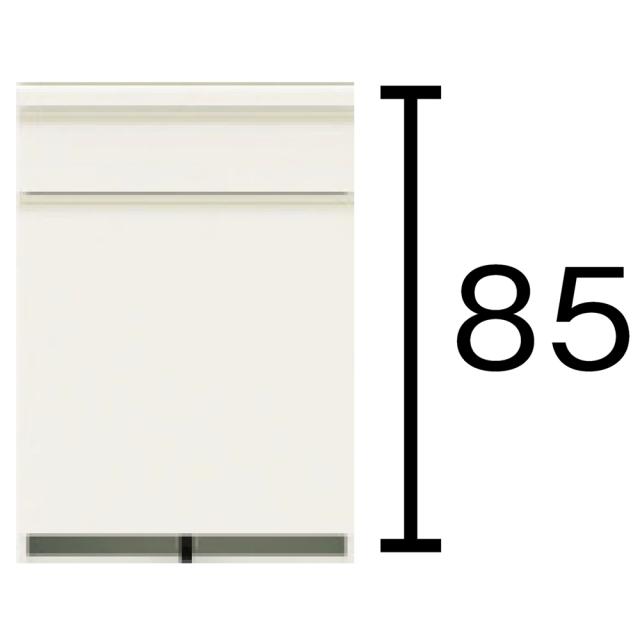 家電が使いやすい ハイグレードダイニングシリーズ カウンター（高さ85cm） 幅60cm 奥行50cm　パモウナEMA-600K 528646