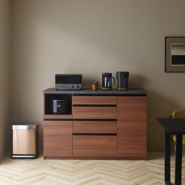 家電が使いやすい ハイグレードダイニングシリーズ ハイカウンター（高さ94cm） 幅60cm 奥行45cm パモウナECA-S600K 629763_6