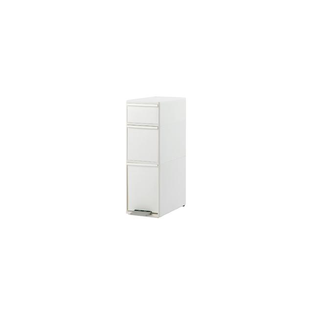［幅25.5奥行50高さ78cm］分別すき間ダストボックス 3段 日本製 ゴミ箱 ダストボックス リビング 630526
