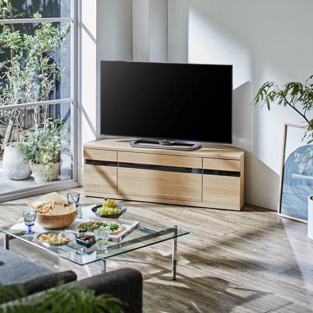 【送料無料】キャスター付きコーナーテレビ台 幅150高さ44cm ロータイプ テレビ台 テレビボード ローボード 642903_2