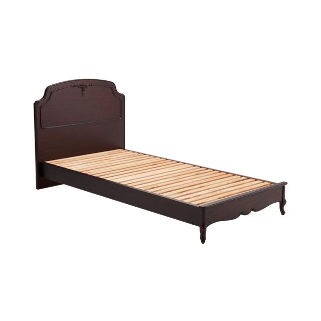 ベッド ベッドフレーム ≪セミダブル幅129.8cm≫エレガントクラシックベッド ベッドフレームのみ H72312の通販は