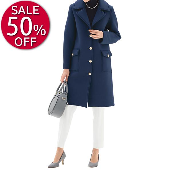 コート セール レディース IL VENTO＆LASETA/イル ヴェント エラセータ ボンディング クラシックコート（イタリア製） 秋 PC3112 14,652円