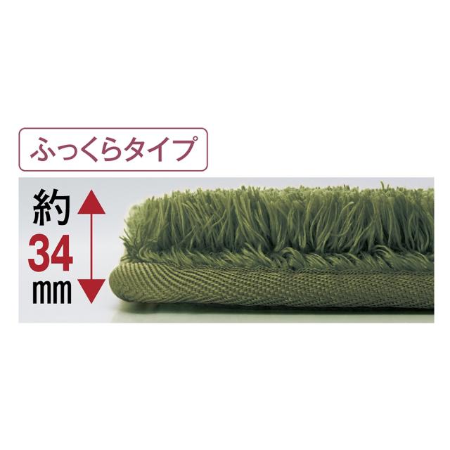 ≪約200×300糎≫ やわらかマイクロ衣料繊維の多色シャギーラグ〈ラルジュ〉ふっくら印字機 時季家電 生きて行く家電 616065