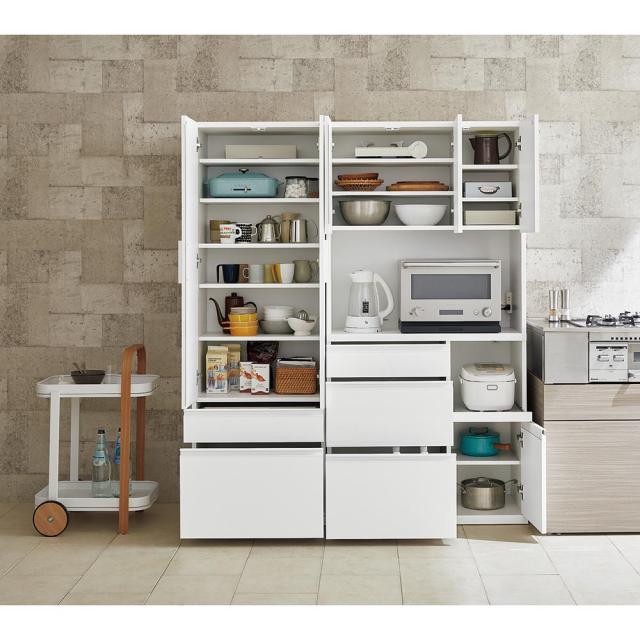 Eyck/エイク コンパクトキッチン キッチンボード 幅90cm奥行40.5cm高さ180cm キッチン収納 キッチンボード H91913_7