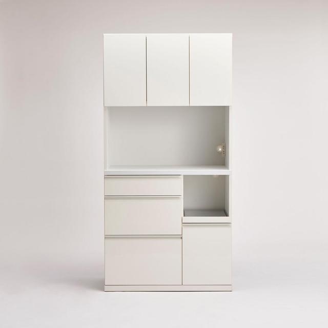 Eyck/エイク コンパクトキッチン キッチンボード 幅90cm奥行40.5cm高さ180cm キッチン収納 キッチンボード H91913_8
