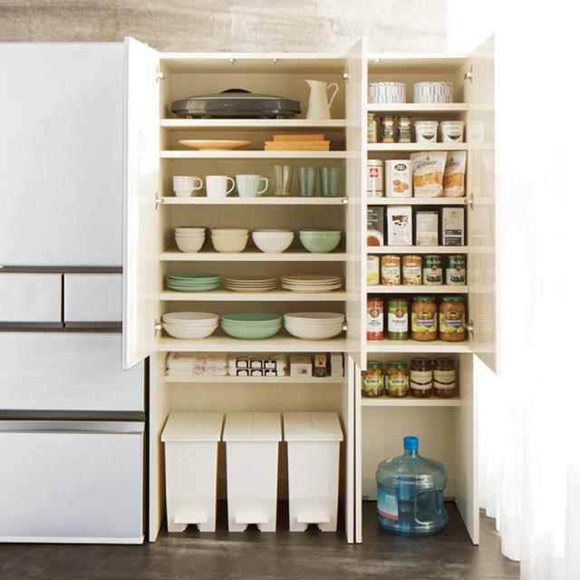 キッチン収納 キッチンストッカー 食品ストッカー 幅と奥行が選べる 光沢木目が美しい下段オープンストッカー 幅75cm・奥行43.7cm 807616の通販は