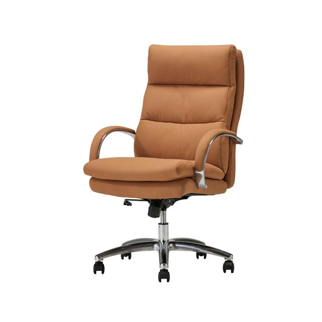 ポケットコイル仕様 プレジデントワークチェア ハイバック 高さ100.5cm-105.5cm幅67.5cm奥行78.5cm オフィス ワークチェア 643607_2