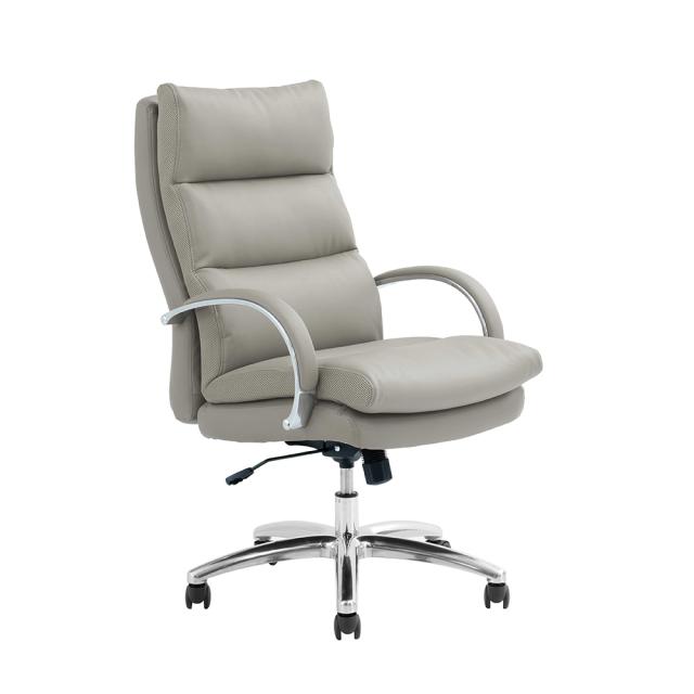 ポケットコイル仕様 プレジデントワークチェア ハイバック 高さ100.5cm-105.5cm幅67.5cm奥行78.5cm オフィス ワークチェア 643607_5