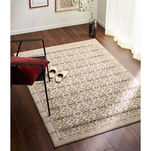 ≪約130cm×190cm≫ Woolsnow/ウールスノー タフト織ラグ カーペット ラグ マット 絨毯 H94419