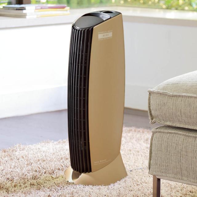 25畳 フィルター交換不要 おしゃれ 静か 経済的 ハウスダスト PM2．5 ほこり 木目 デザイン 空気清浄器 イオニックブリーズ MIDI 610502 25畳 フィルター交換不要 おしゃれ 静か 経済的 ハウスダスト PM2．5