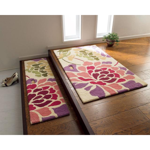 ≪約60cm×90cm≫ ミラ・ショーン玄関マット カーペット ラグ マット 玄関マット 647608_1