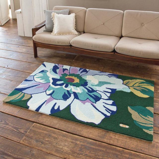 ≪約60×90cm≫ ミラ・ショーン玄関マット〈ローザ〉 カーペット ラグ マット 玄関マット 655016_3