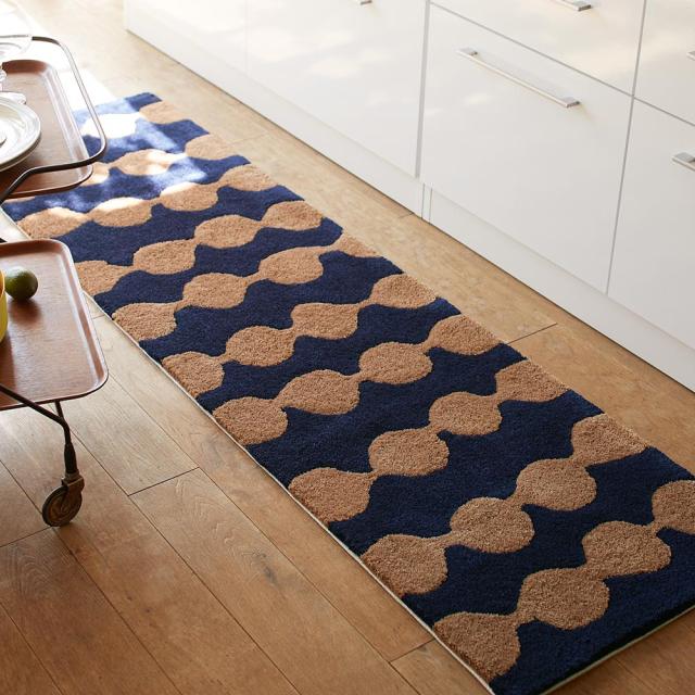 カーペット ラグ マット キッチンマット ≪約50cm×200cm≫ Finlayson PAMPULA/フィンレイソン パンプーラ　フック織マット H63611の通販は 19,008円