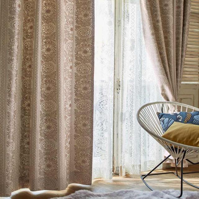 カーテン 遮光カーテン 形状記憶 日本製 2枚 ≪約100cm×200cm≫ Finlayson TAIMI/フィンレイソン タイミ　遮光カーテン H40619の通販は