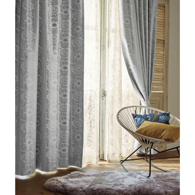 カーテン 遮光カーテン 形状記憶 日本製 2枚 ≪約100cm×200cm≫ Finlayson TAIMI/フィンレイソン タイミ　遮光カーテン H40619の通販は