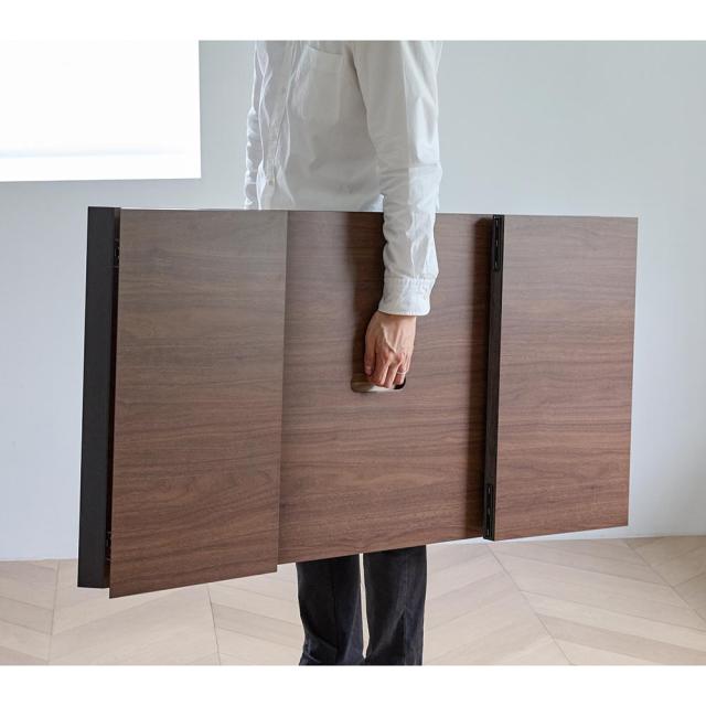 Porhar/ポルハー 石目柄折り畳みテーブル 89cm×44cm テーブル 折りたたみテーブル H96310_3