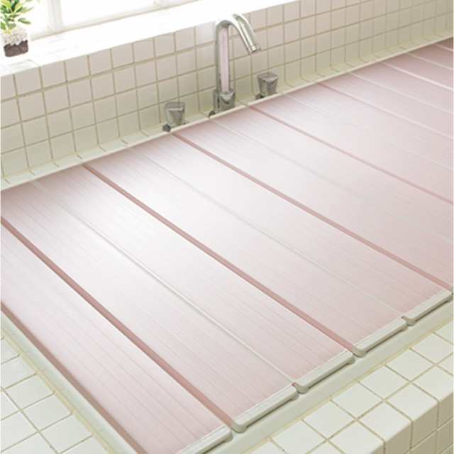 バス用品 トイレ用品 風呂ふた メタリックシルバー・パールピンク ≪75×119cm≫ SIAA 抗菌・防カビ折りたたみ風呂フタ 521280の通販は