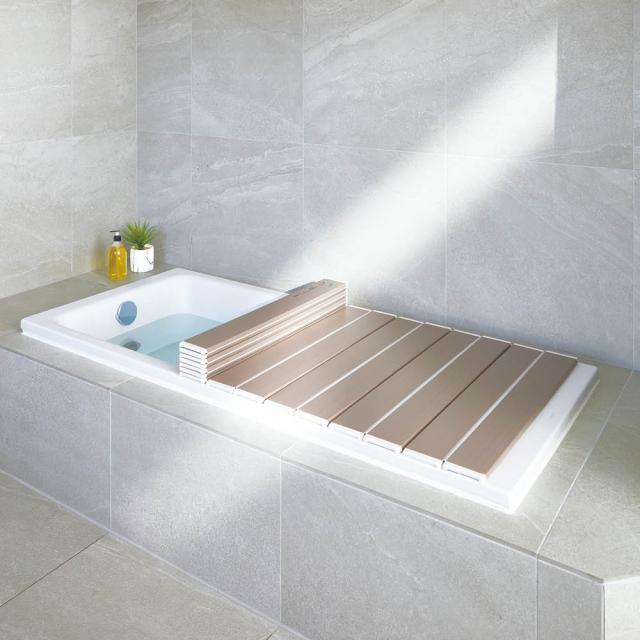 バス用品 トイレ用品 風呂ふた シャンパンゴールド ≪85×129cm≫ SIAA 抗菌・防カビ折りたたみ風呂フタ  521227の通販は 9,570円