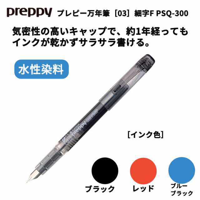 プラチナ万年筆 万年筆 プレピー万年筆 細字 0 3mm psq 300 1本 au pay マーケット