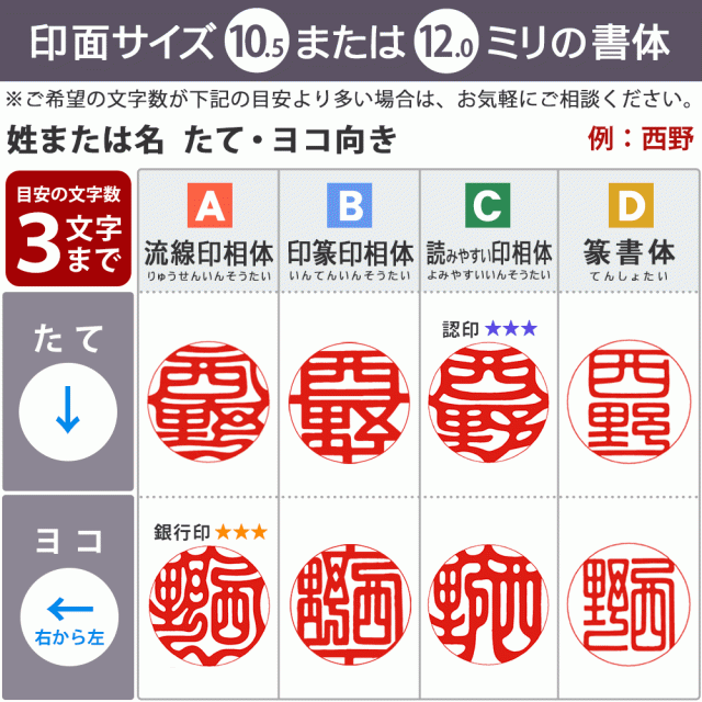 印鑑 はんこ 薩摩本柘印鑑 16.5＋10.5ミリ ケース付 2本セット 朱色