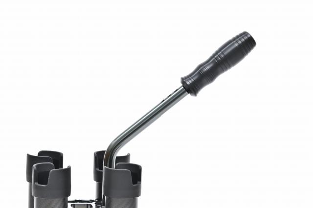 ★2025年モデル★【ドライブ/DLIVE】ロッドスタンド FORCE “フォース” マットカーボン ホルダー6本仕様 コンプリートパック